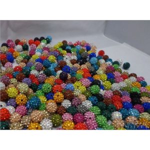Shamballa gyöngy. Kristály gyöngy. 8mm. 30 szín!   10db.
