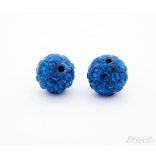 Shamballa gyöngy. Kristály gyöngy. 8mm. 30 szín!   10db.