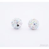 Shamballa gyöngy. Kristály gyöngy. 8mm. 30 szín!   10db.