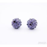 Shamballa gyöngy. Kristály gyöngy. 8mm. 30 szín!   10db.