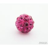 Shamballa gyöngy. Kristály gyöngy. 8mm. 30 szín!   10db.
