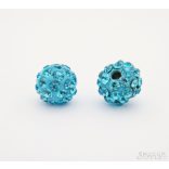 Shamballa gyöngy. Kristály gyöngy. 8mm. 30 szín!   10db.