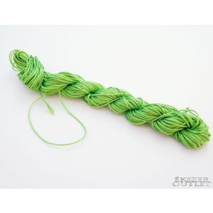 10db.  Shamballa fonal. Nylon fonal. 1mm. 25m/db. Zöld.   Legjobb ár!