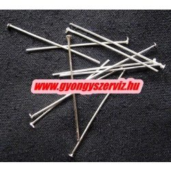 Talpas szerelőpálca. 35x0.7mm. Ezüst szín. 100db.