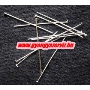 Talpas szerelőpálca. 35x0.7mm. Ezüst szín. 100db.