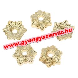 Gyöngykupak. 14K arany bevonat. 8x5mm.  100db.