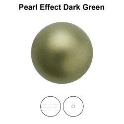 Preciosa gyöngy. 8mm. Dark green. 1 szál (50db)