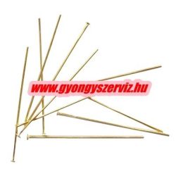 Talpas szerelőpálca. 70x0.7mm. Arany szín. 100db.