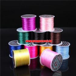   Leárazás! Sok szálas gumidamil, sztreccs zsinór. 0.5mm. 50m. Válassz színt!