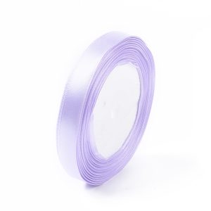 Leárazva !  Szatén szalag. 12mm. Világos levendula. 22.8m/tekercs.