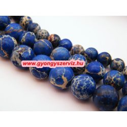 Regalit, császárkő. 10mm. Sötétkék. 1 szál, kb. 40cm.