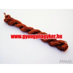   10db.  Shamballa fonal. Poliészter fonal. 1  mm.   Bronz. 25m/db.