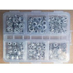   DIY. 135 darabos fém köztes , rondell, vegyes csomag, ajándék dobozban. Antik ezüst szín.