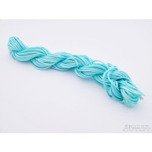 10db.  Shamballa fonal. Nylon fonal. 1.5mm. 12.5m/db. Türkizkék.   