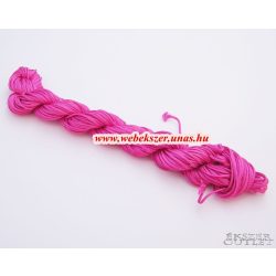   10db.  Shamballa fonal. Nylon fonal. 1mm. 25m/db. Sötét pink.   Legjobb ár!