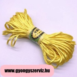 Leárazás! Poliészter fonal. 2.5mm. Arany. 20m/db.