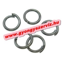 Szerelő karika. 5x0.7mm. Ólomfekete szín.  100db.