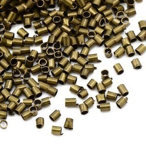 Stopper. 2.5mm.  Antik bronz szín. 10g.