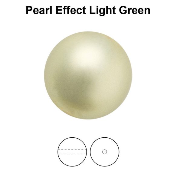 Preciosa gyöngy. 6mm. Light green. 1 szál (100db)
