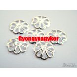 Gyöngykupak. Fém gyöngy. 12x2.5mm.    100db.