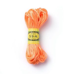 Leárazás! Poliészter fonal. 2.5mm. Neon narancs. 20m/db.