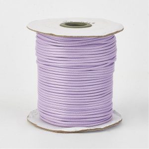 Leárazás! Viaszolt poliészter zsinór. 1.5mm. orchidea. 160m/db.