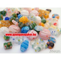Gyöngy mix. Millefiori. 50g./csomag.