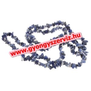 Szodalit. Törmelékköves szál, splitter szál. 1 szál..