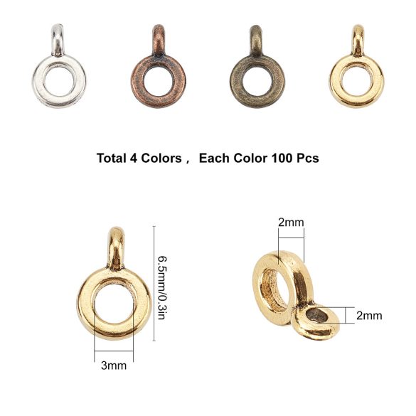 400db. Medál tartó, charm tartó. 4 szín.