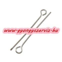 Hurkos szerelőpálca. 0.7x26mm. Platina szín. 100db.