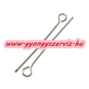Hurkos szerelőpálca. 0.7x26mm. Platina szín. 100db.