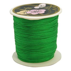 Leárazás! Poliészter zsinór. 0.8mm. Zöld. 120m/tekercs.