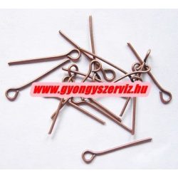Hurkos szerelőpálca. 18x0.7mm. Antik réz szín. 100db.