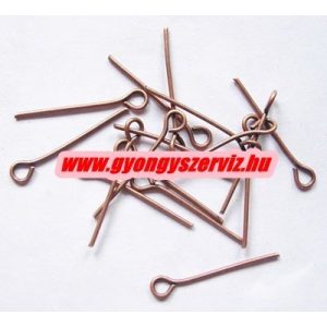 Hurkos szerelőpálca. 18x0.7mm. Antik réz szín. 100db.