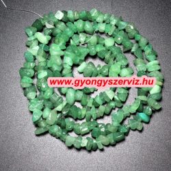   Törmelékköves szál. Féldrágakő splitter. 1 szál. Jade.