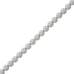 Cseh tekla üveggyöngy. 6mm. Pasztell sürke. 100db/szál.