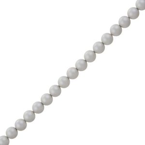 Cseh tekla üveggyöngy. 6mm. Pasztell sürke. 100db/szál.