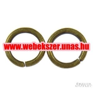 Fém karika. 1.20x8mm. Antik bronz. 100db.