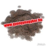 Gyöngykupak. Fém gyöngy. 18x1mm. Antik réz szín.   100db.
