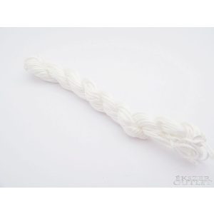 10db.  Shamballa fonal. Nylon fonal. 1mm. 25m/db. Fehér.   Legjobb ár!