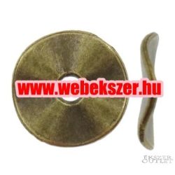 Fémgyöngy. Fém köztes gyöngy. 10x1mm. 100db.