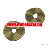 Fémgyöngy. Fém köztes gyöngy. 10x1mm. 100db.