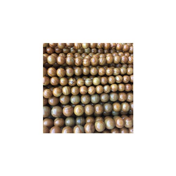 Fa csipke jáspis. 8mm. 1 szál.