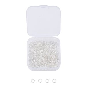 Nyitott szerelőkarika. 5x0.7mm. Ezüst szín. 500db