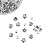 540 darabos gyöngykupak szett. Mix. Antik ezüst szín, ajándék dobozban.