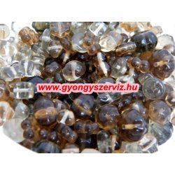 Cseh gyöngy. Füst. Mix.  50g.