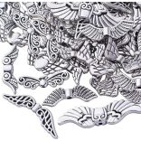 173db angyalszárny, fém köztes gyöngy. Antik ezüst színben, ajándék dobozban.