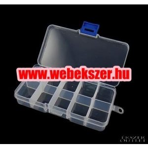 Gyöngy tároló doboz. Szerelékes doboz. 130.5x70x22.5mm. Legjobb ár!