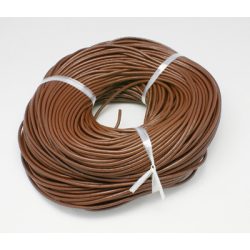 100m. Bőr zsinór. 1.5mm. Csokoládé