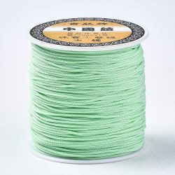 Leárazás! Poliészter zsinór. 0.8mm. Menta. 120m/tekercs.